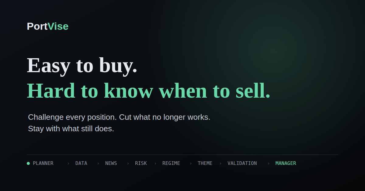 I thought this would fail, but an AI agent actually helped me manage my portfolio. I open-sourced it
